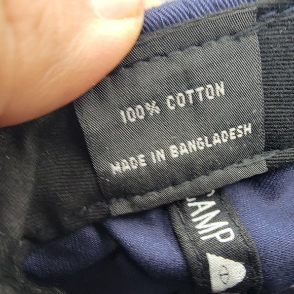 Poler Camp Vibes Big Bill Flopster Strapback Hat Blue Casual Hiking Outdoors - Picture 8 of 11